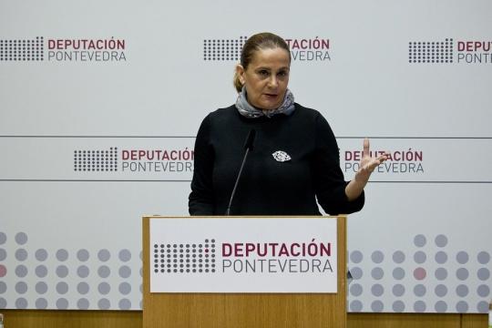 La presidenta da Diputación, Carmela Silva.
