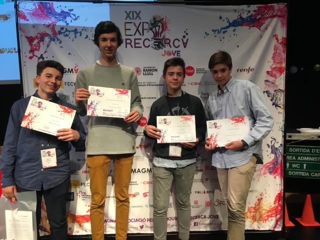 Los premiados en Exporecerca.