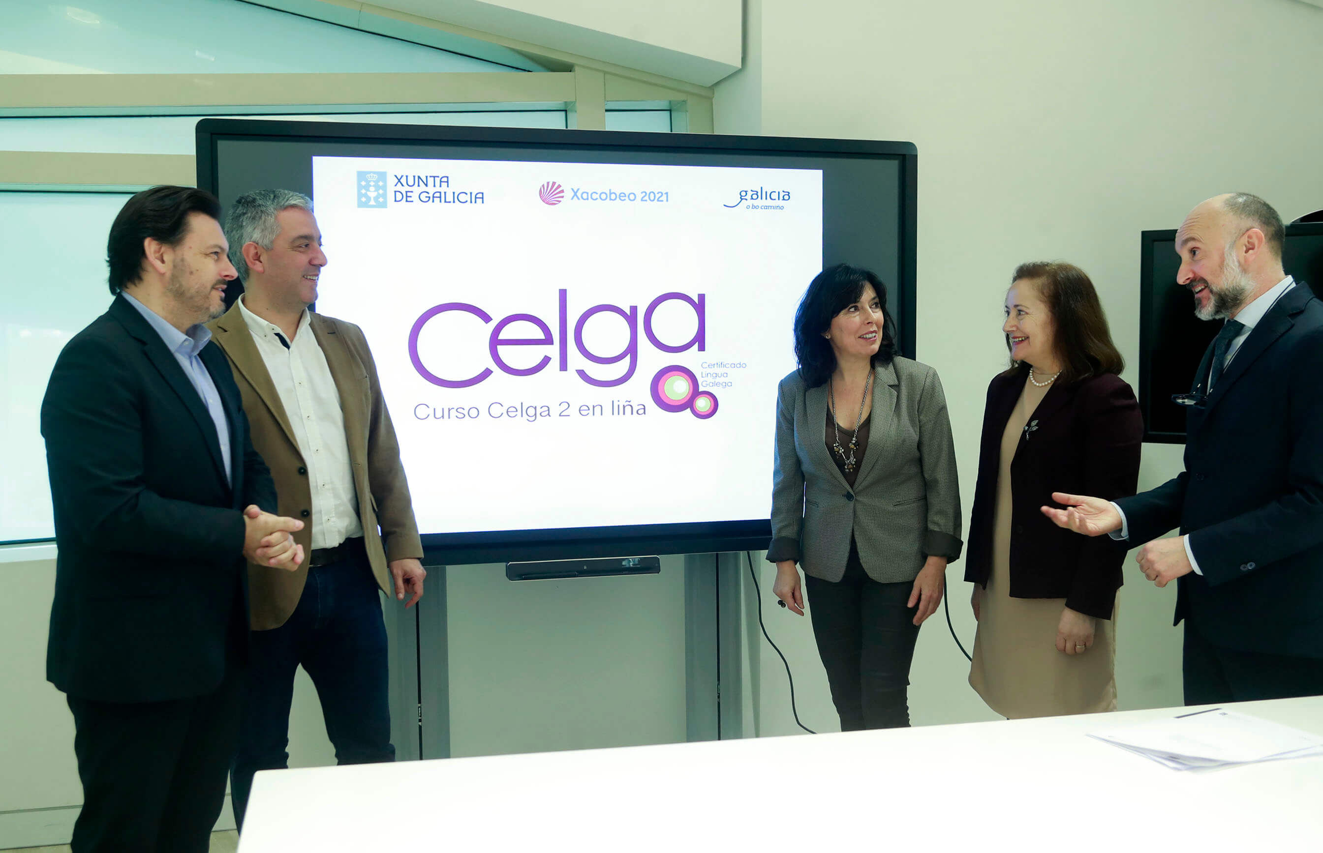 Presentación do curso de Celga 2 en teleformación.