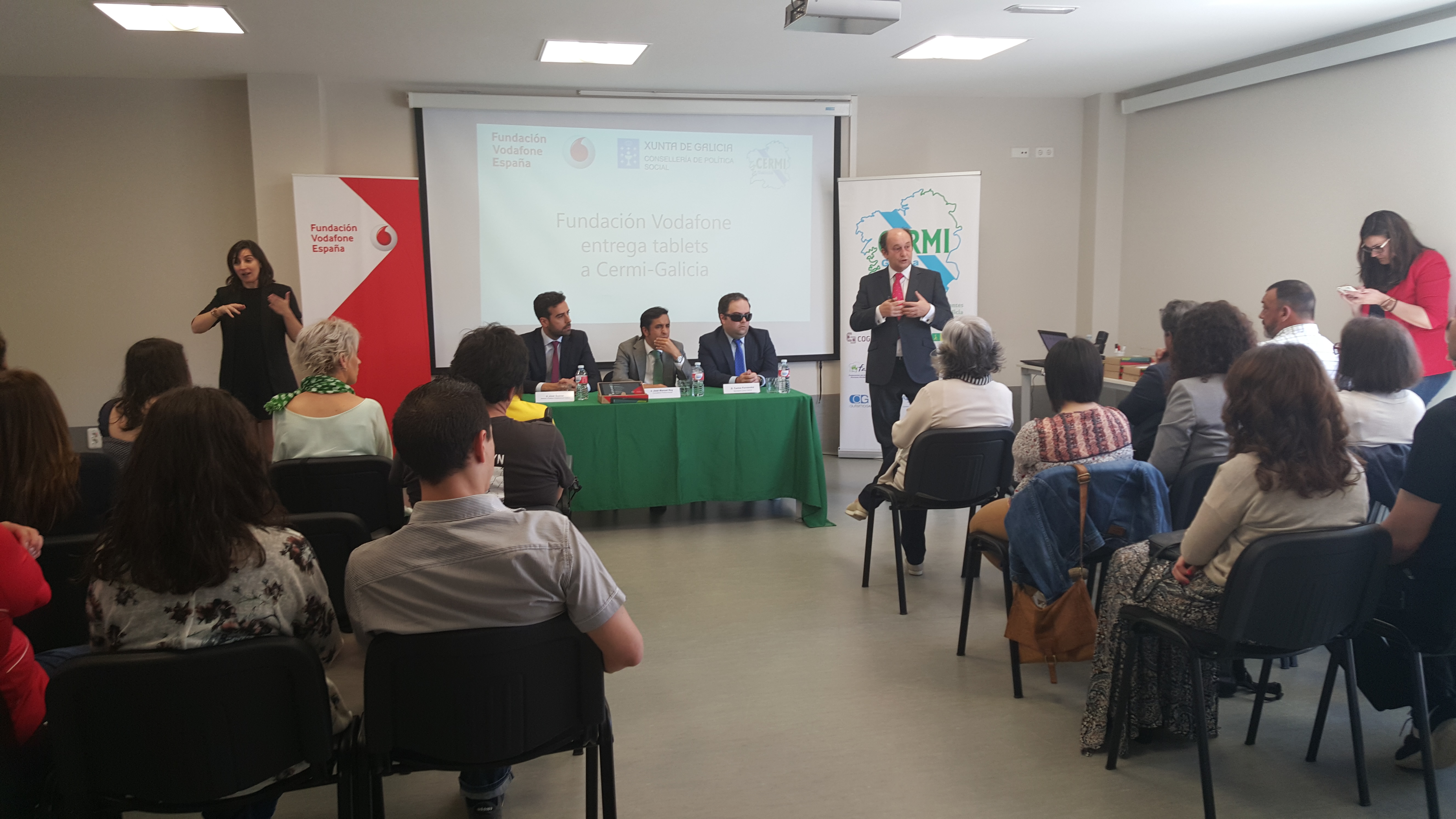 Acto de entrega de las tablets