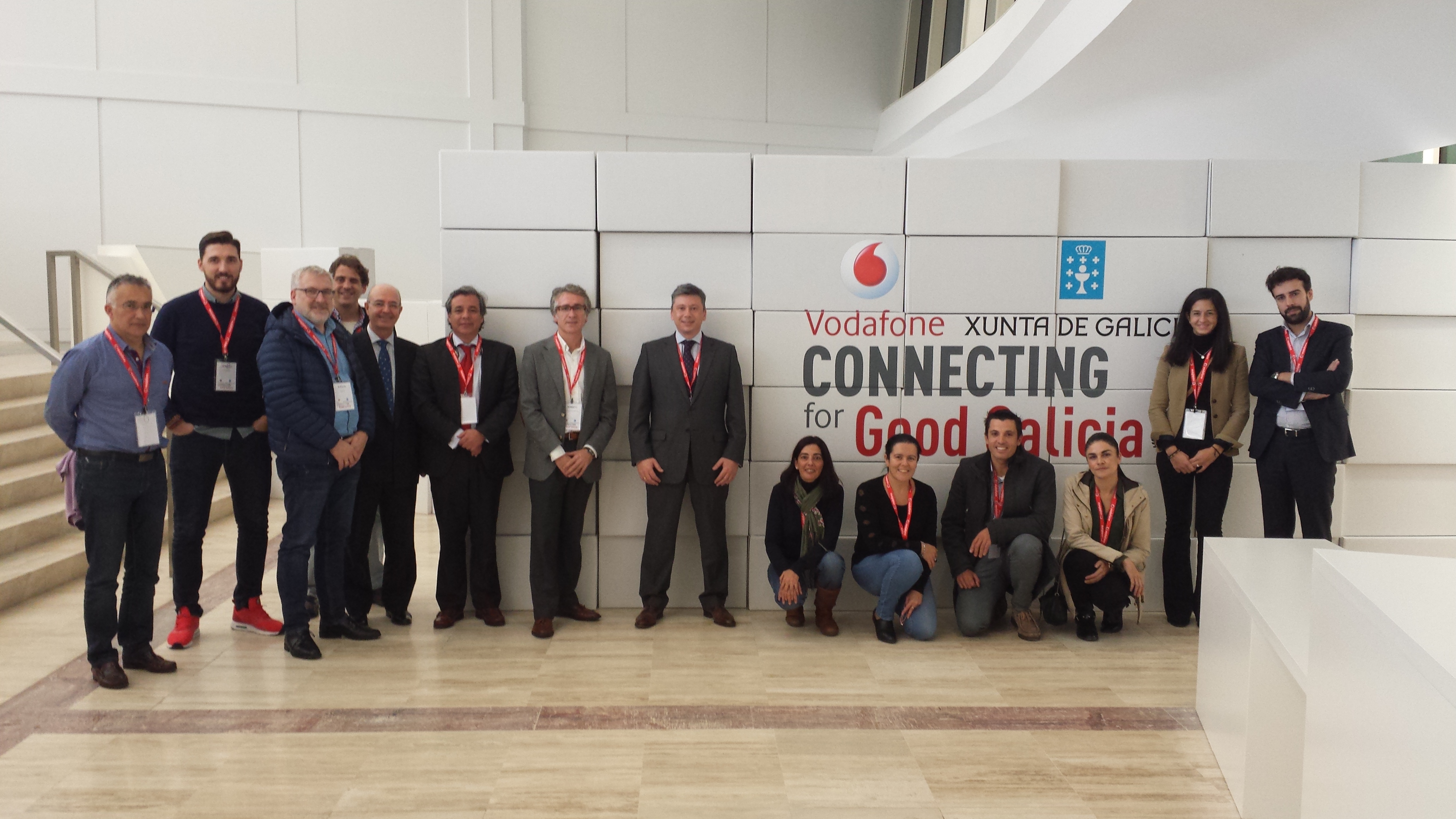 Participantes do Vodafone Connecting for Good Galicia.