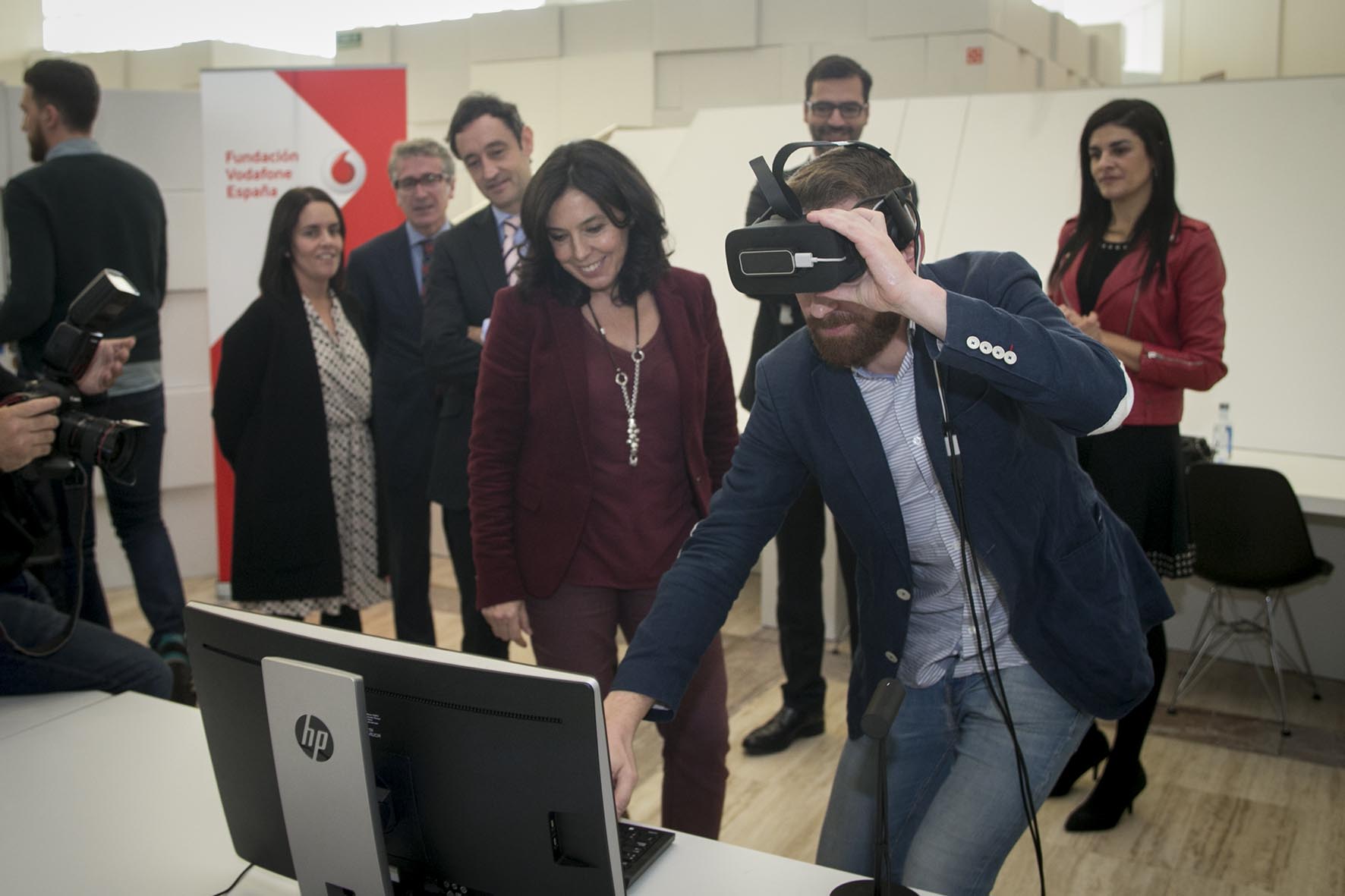 Mar Pereira na inauguración de Connecting for Good Galicia.