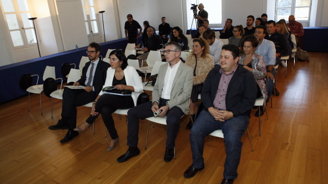 Asistentes a la clausura de la tercera edición del coworking de A Mariña. IRIA L.V.