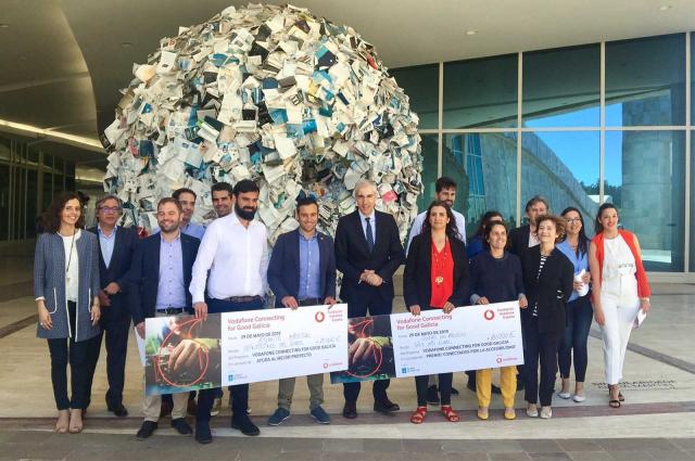 Foto dos premiados de 