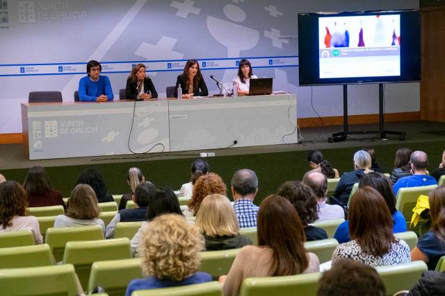 Momento de la presentación.