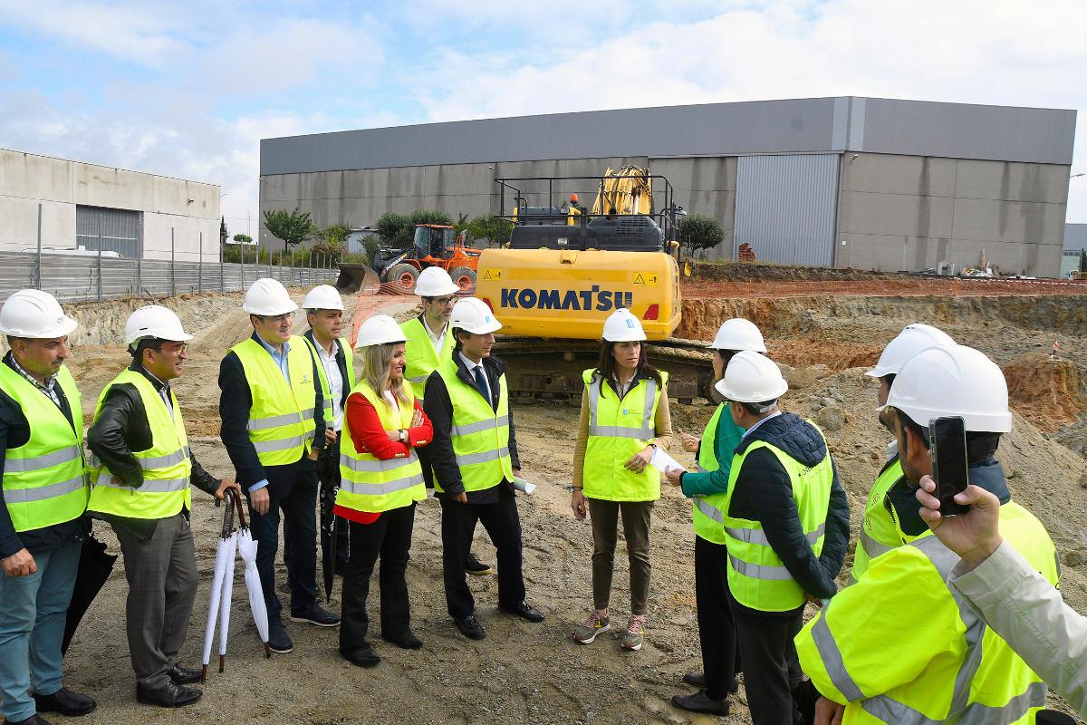 Visita ás obras do Centro de Ciberseguridade en Ourense.