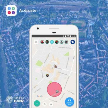 Cartel presentación de la app.
