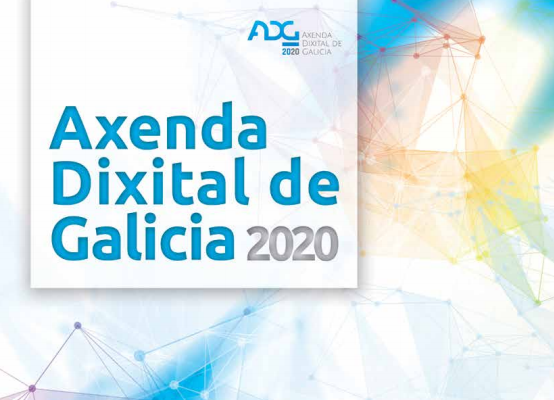 Portada de la Agenda Digital de Galicia 2020.