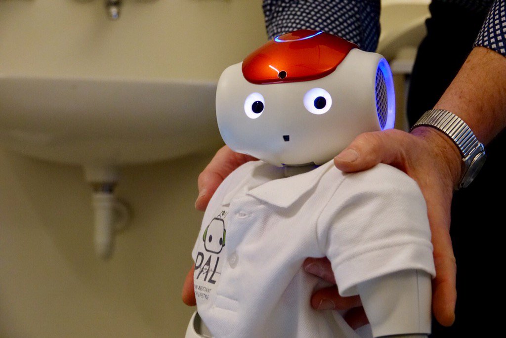Robot que ayuda con la diabetes.