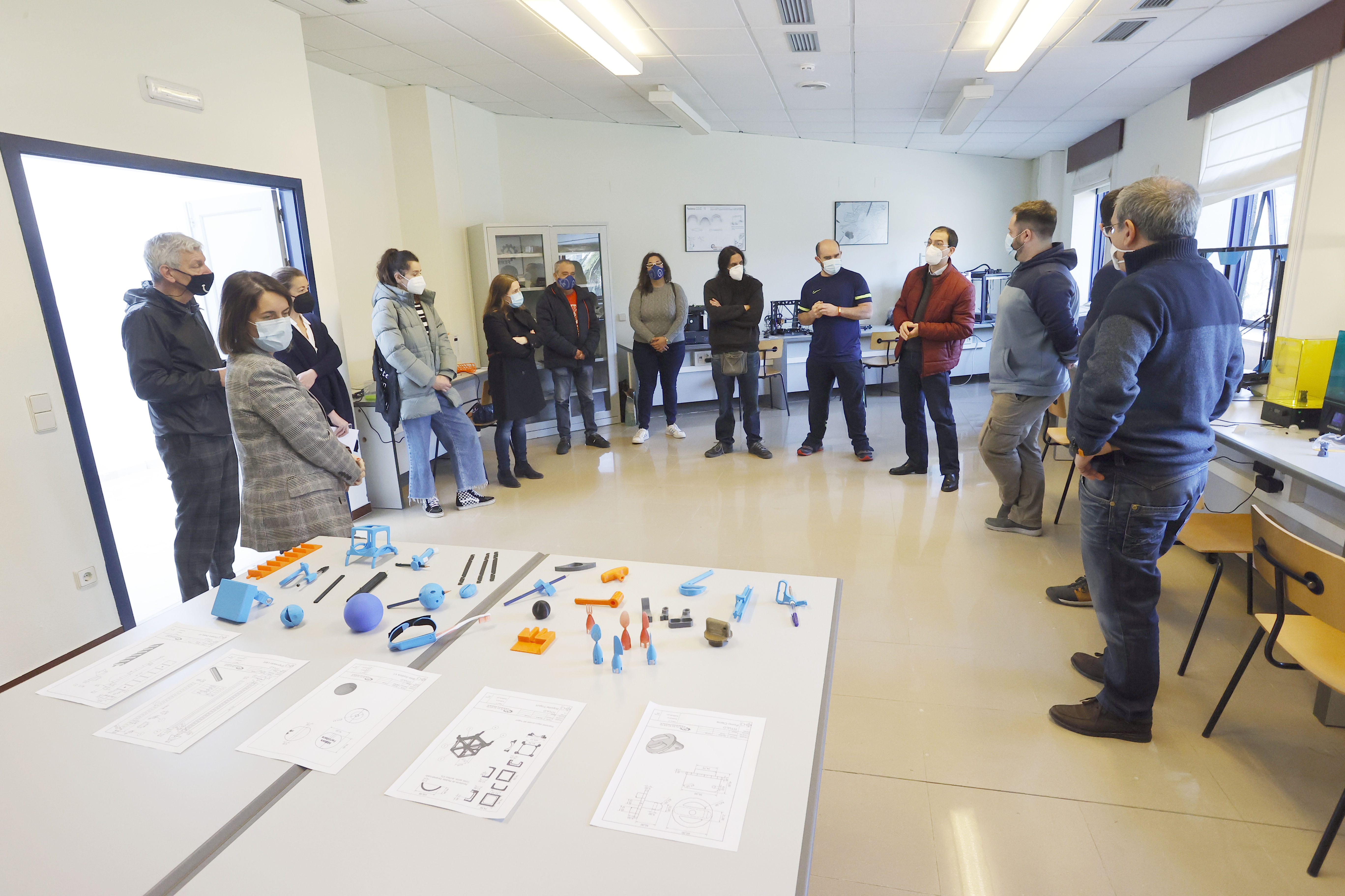 Momento da inauguración.