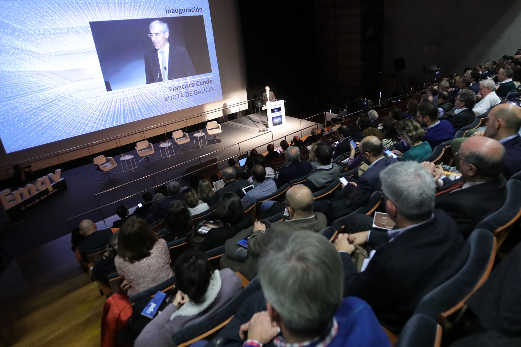 El conselleiro de Economía, Empleo e Industria, Francisco Conde, participó esta mañana, en Santiago de Compostela, en la quinta jornada de 