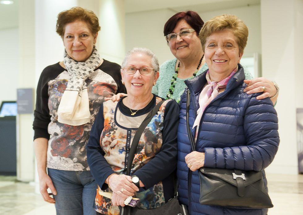 Participantes del proyecto Pontedeume en 1.000 historias. Imagen: DIEGO GÓMEZ.