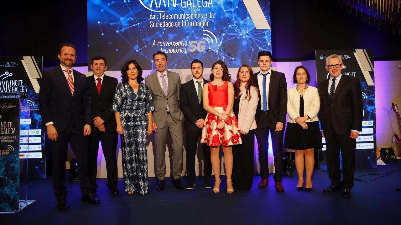 Participantes en la Noche de las Telecomunicaciones. Foto de Eduardo Pérez.