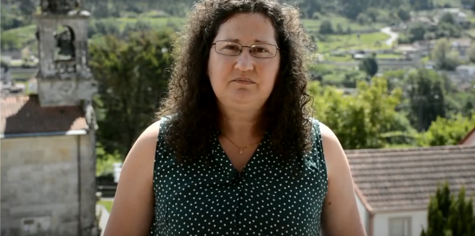 A galardoada Guadalupe Ordóñez Torres.