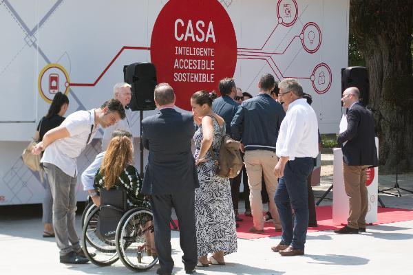 Casa inteligente, accesible y sostenible de la Fundación ONCE en Santiago.