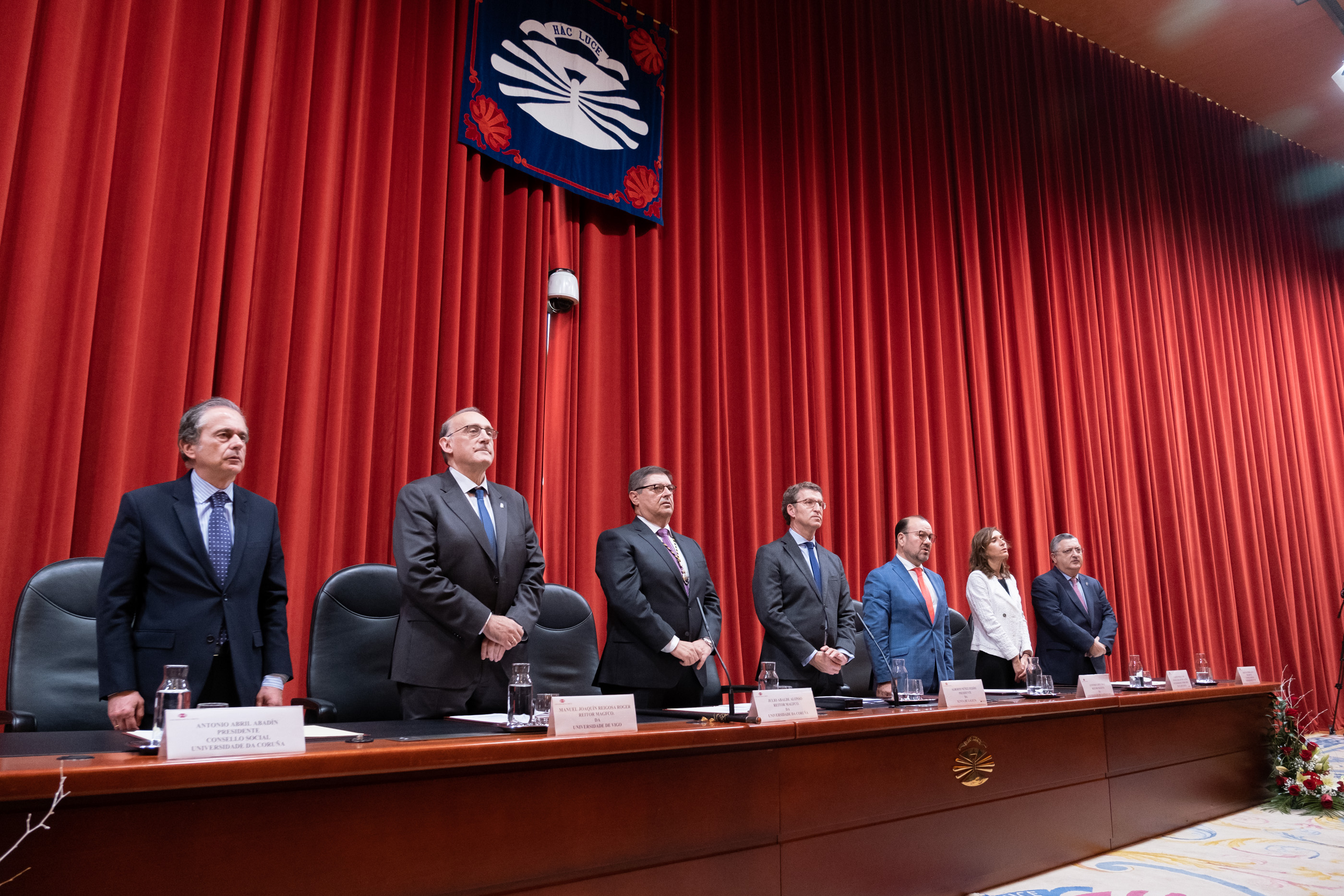 Toma de posesión do novo reitor da Universidade da Coruña.