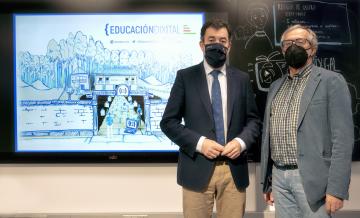 O conselleiro de Cultura, Educación e Universidade abriu esta fin de semana desde o CAFI a xornada sobre Educación Dixital.