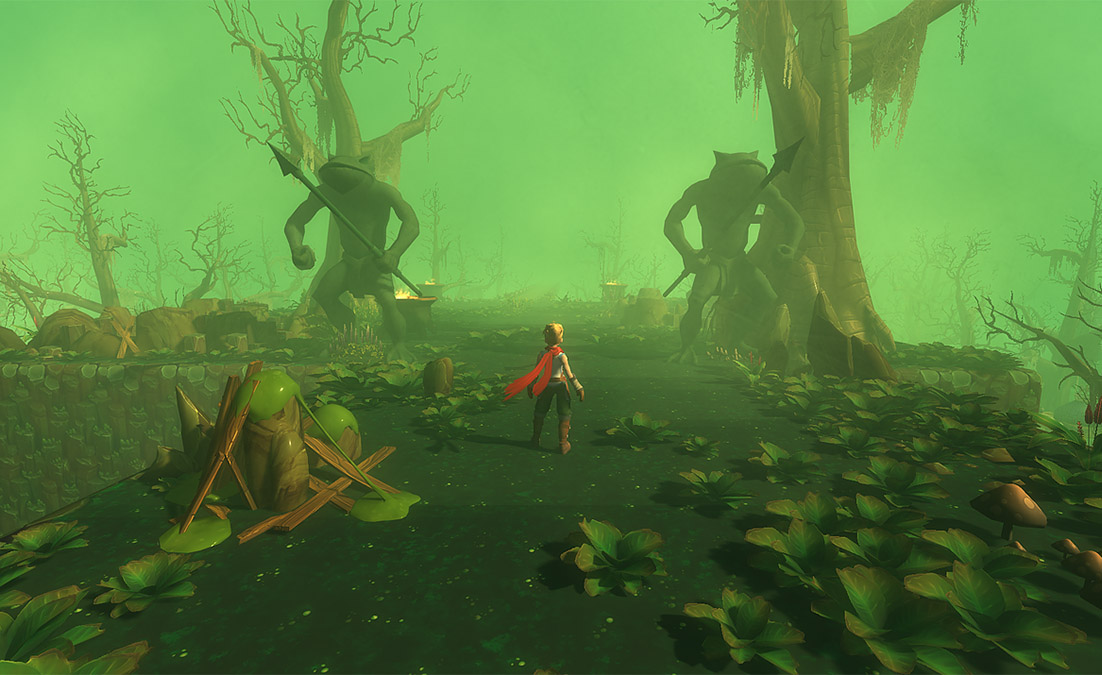 Fotograma do xogo The Forbidden Arts.