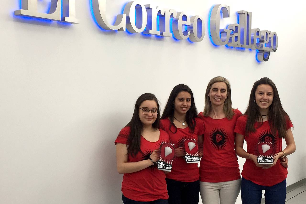 Ganadoras del premio nacional Audi Creativity Challenge.
