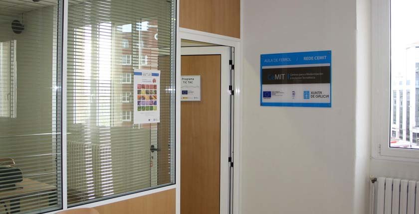 Aula CeMIT de Ferrol.