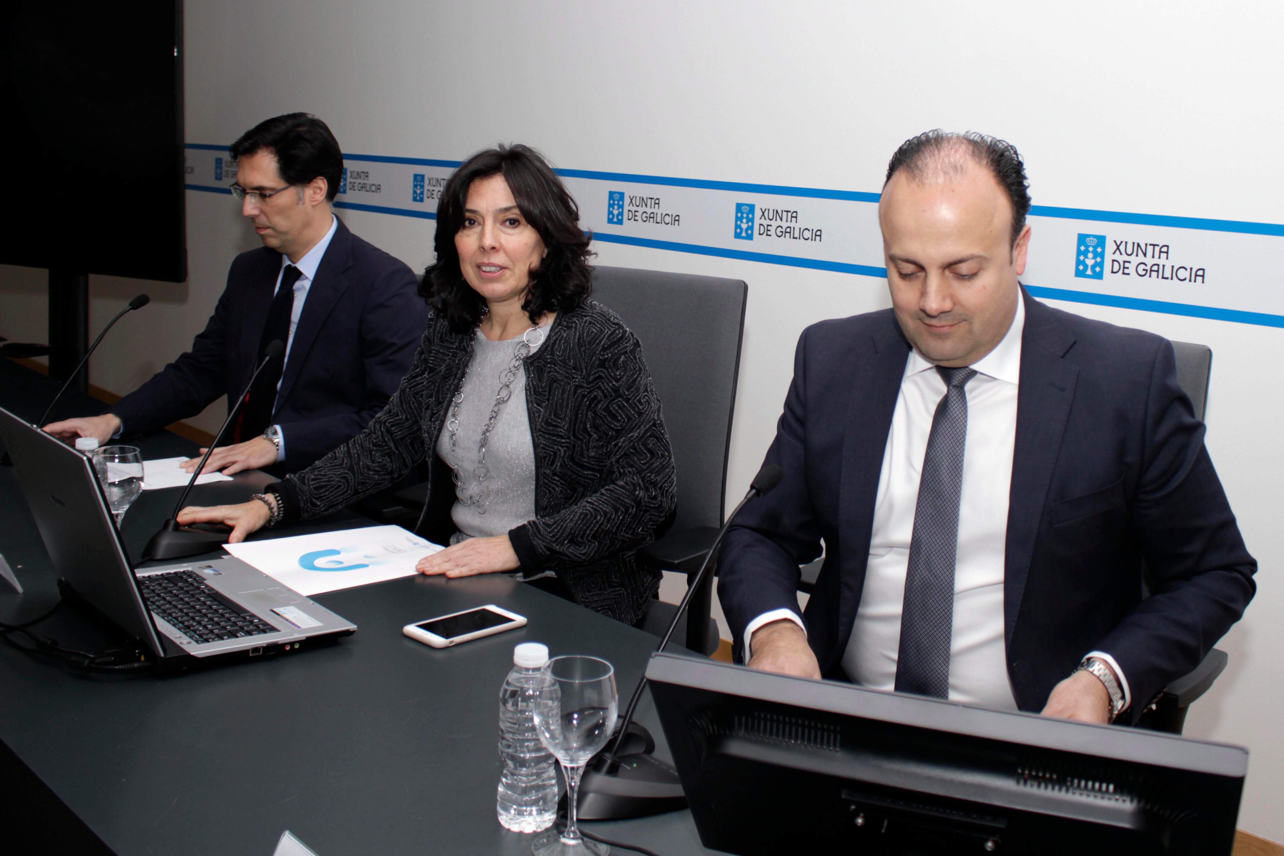 Ramón Pereiro, Mar Pereira e Alfredo Ramos.