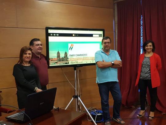 Presentación de la web en Cambados.