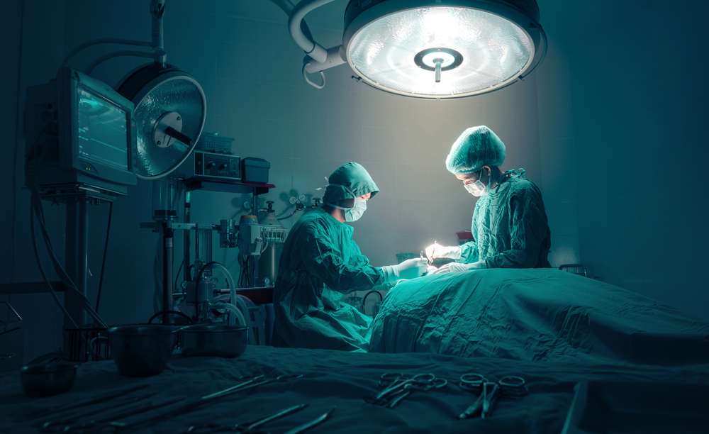 Imaxe do interior dun quirófano.