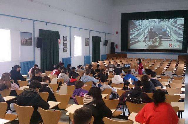 Momento de la charla.