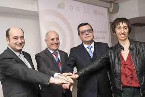 Acuerdo de colaboración Fundación CNSE, FIAPAS y Fundación ONCE.