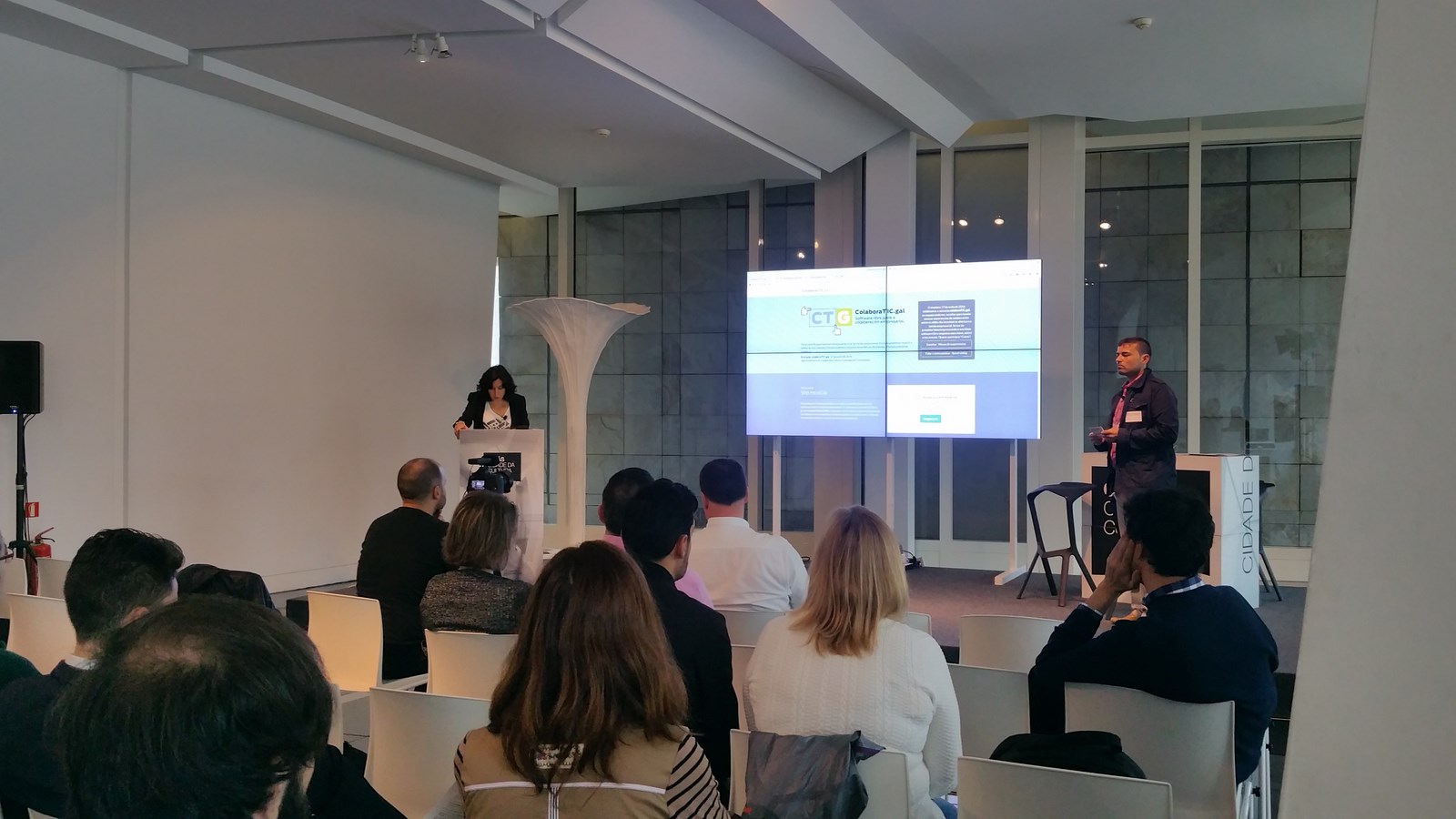 Inauguración de ColaboraTIC.gal