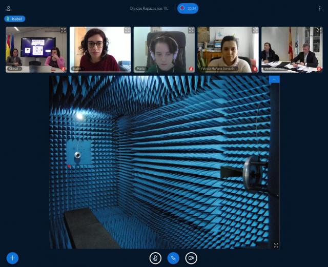 Momento de la videoconferencia.