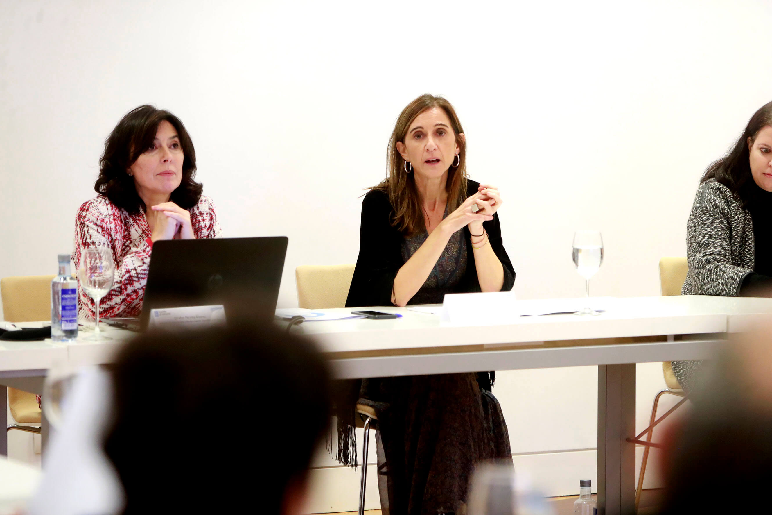 Mar Pereira e Carmen Pomar.