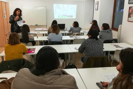 Un momento de la formación.