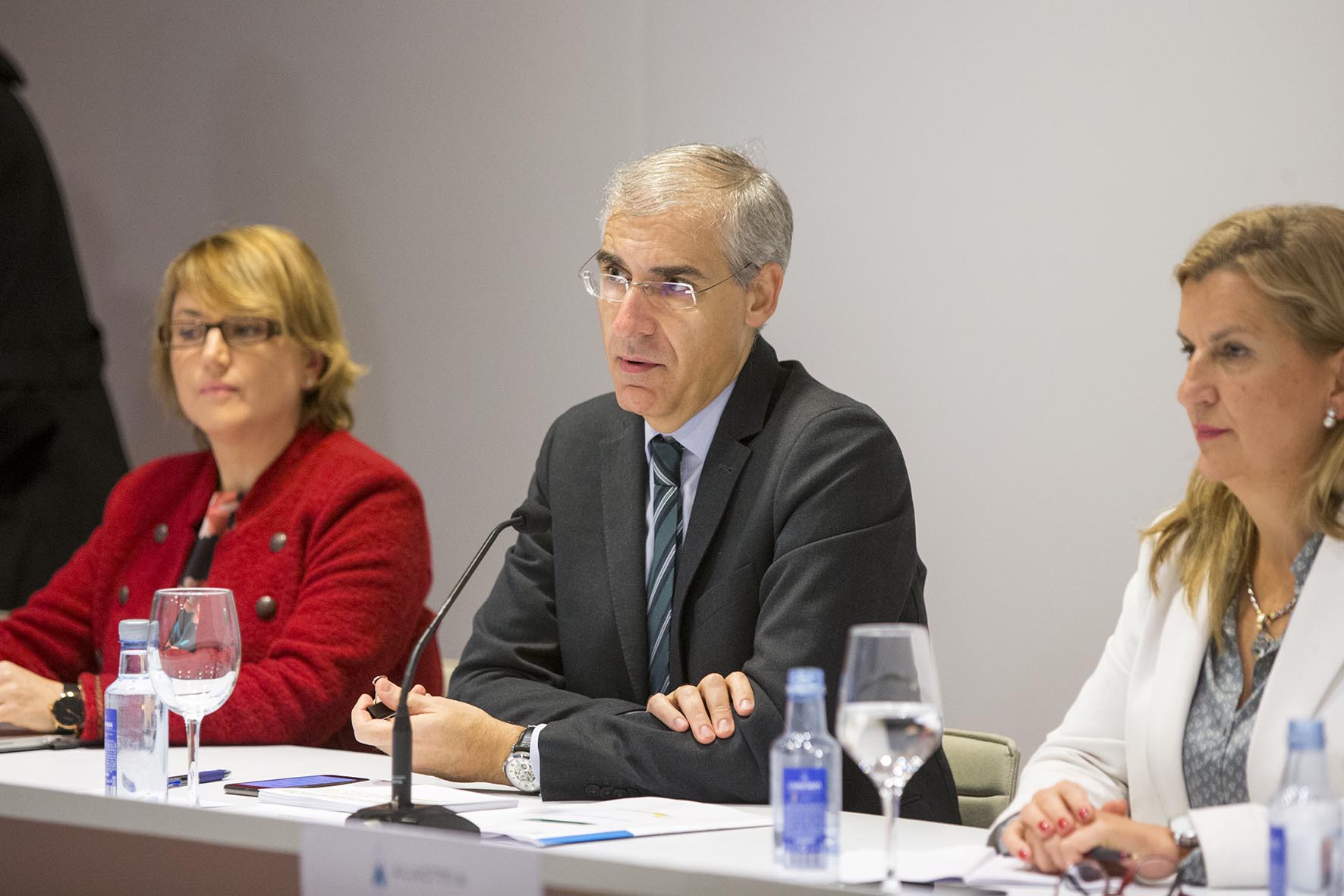 El conselleiro de Economía participó hoy en el acto de presentación de Alastria en Galicia.