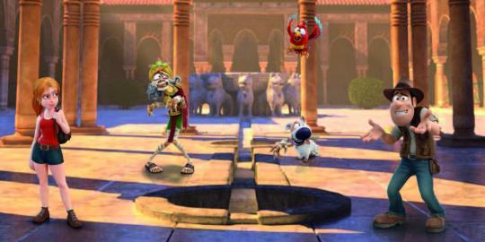 Fotograma de una película de animación.