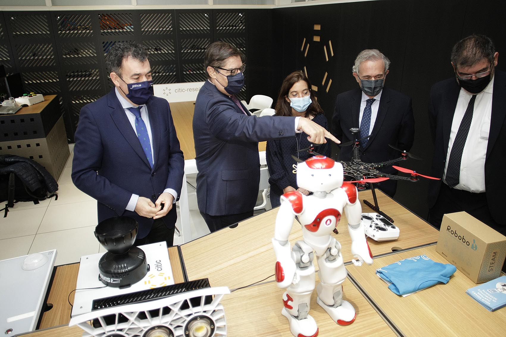 Inauguración da nova sala do CITIC.