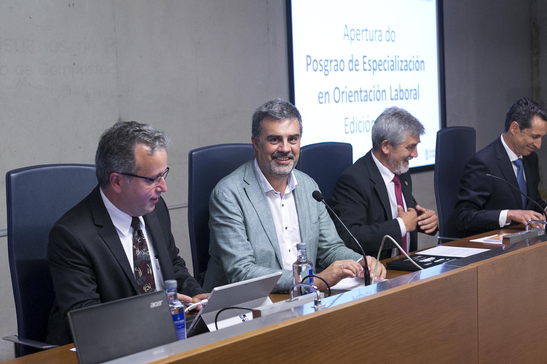 El director general de Orientación y Promoción Laboral, Alfonso Marnotes, asistió a la inauguración del Curso de Posgrado de Especialización en Orientación Laboral.
