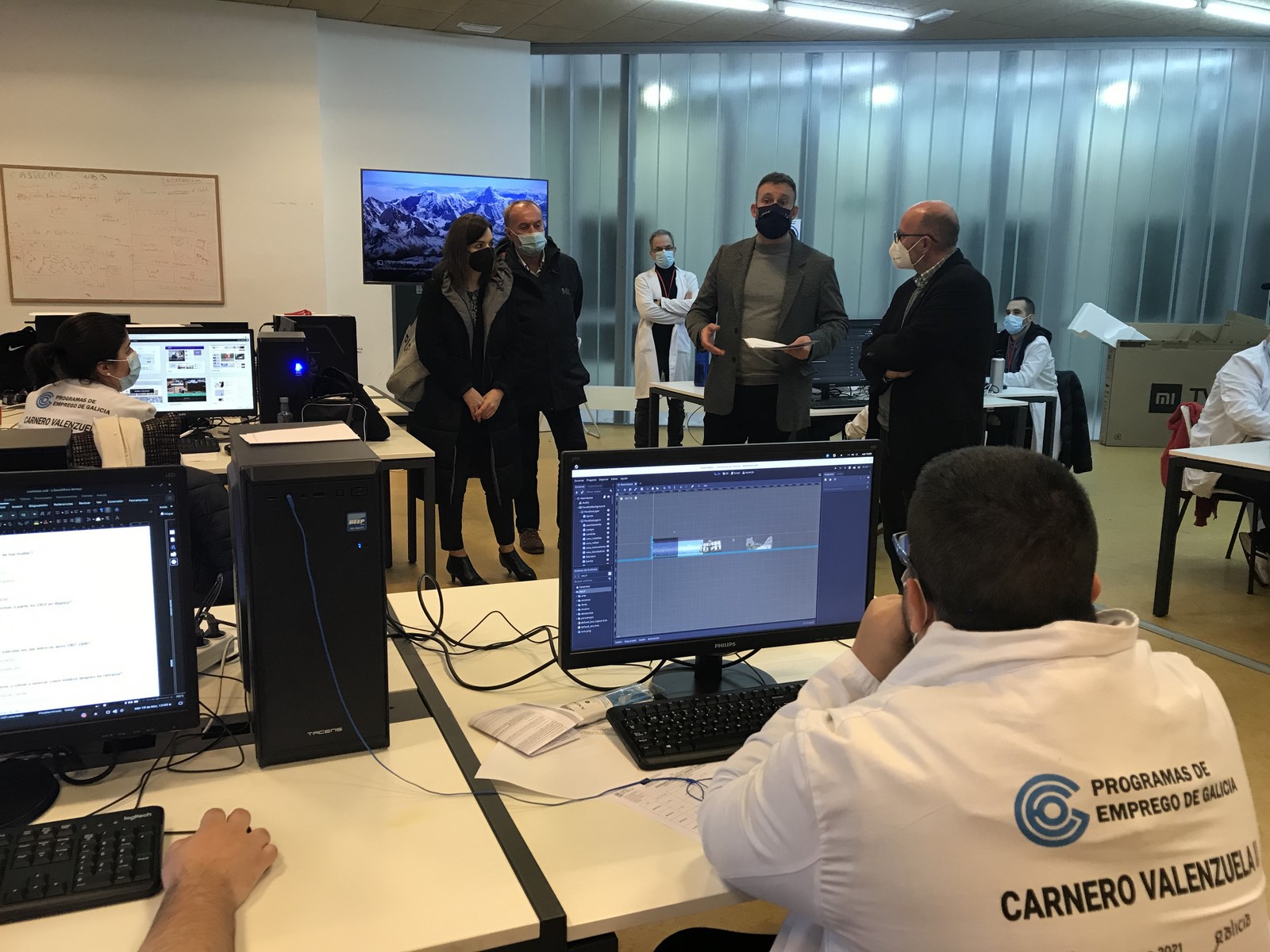 Obradoiro de empleo Carnero Valenzuela II en Rianxo.