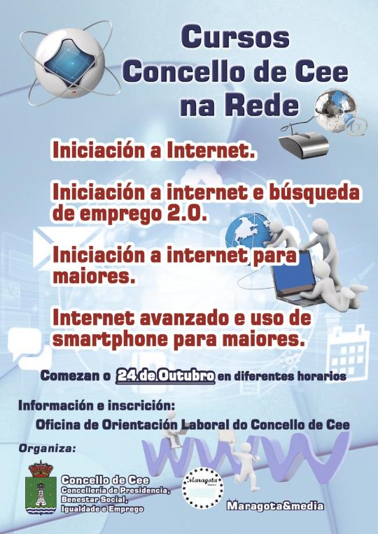 Programa de los cursos del Ayuntamiento de Cee