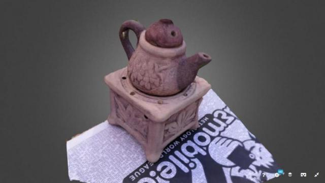 Modelo 3D del equipo de Sarria campeón de la categoría metrólogos.