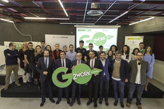 Participantes en el demoday.