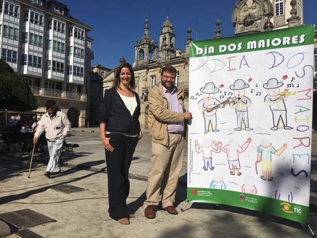 Celebración do día dos maiores en Lugo.