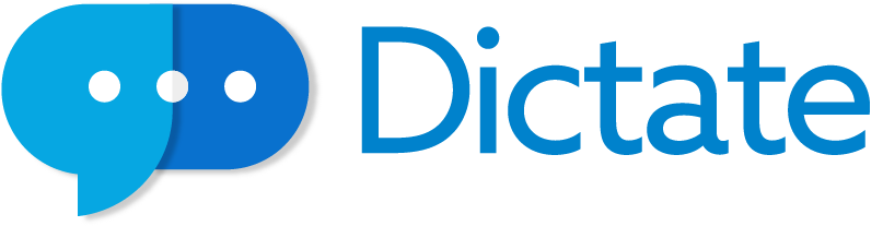Logo de Dictate.