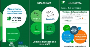 Pantallazos de la app.