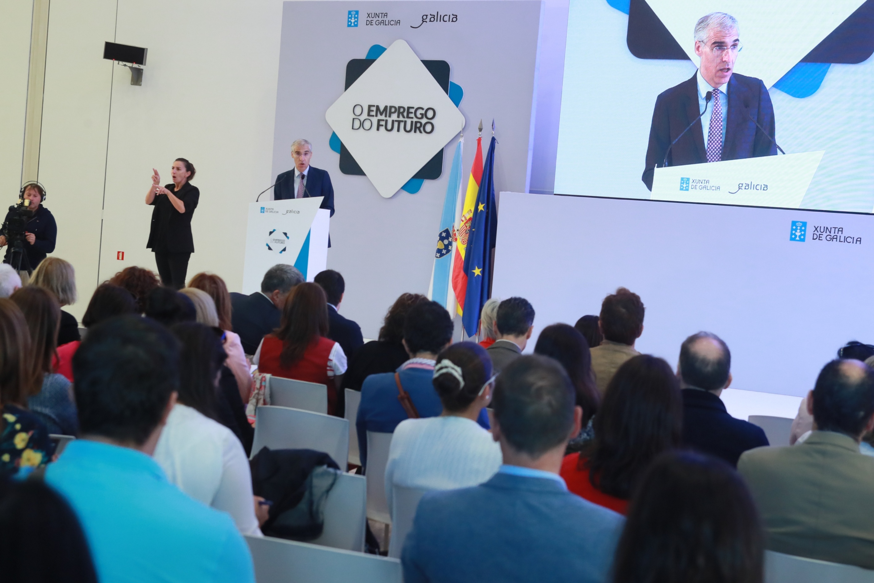 Inauguración de la jornada 'El empleo del futuro'.
