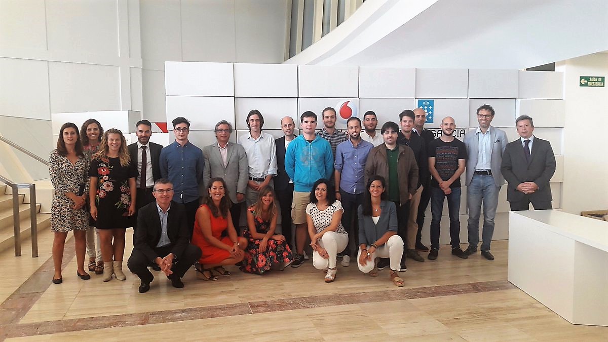 Integrantes II Edición del Programa Vodafone “Connecting for Good” Galicia.