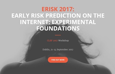 Cartel de eRISK 2017.