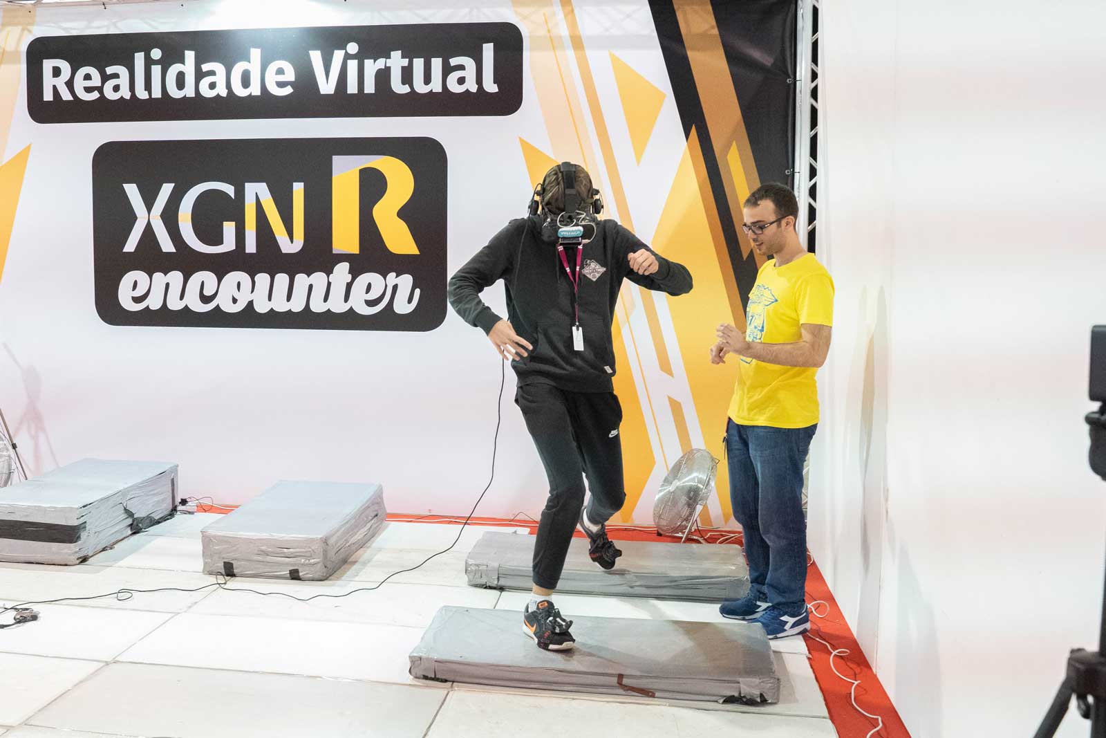 Espacio de realidad virtual de la XGN R Encounter 2019.