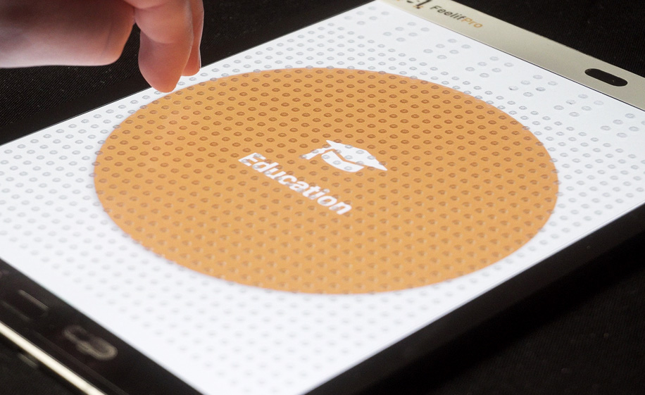 Fotografía dunha tableta Feelif.