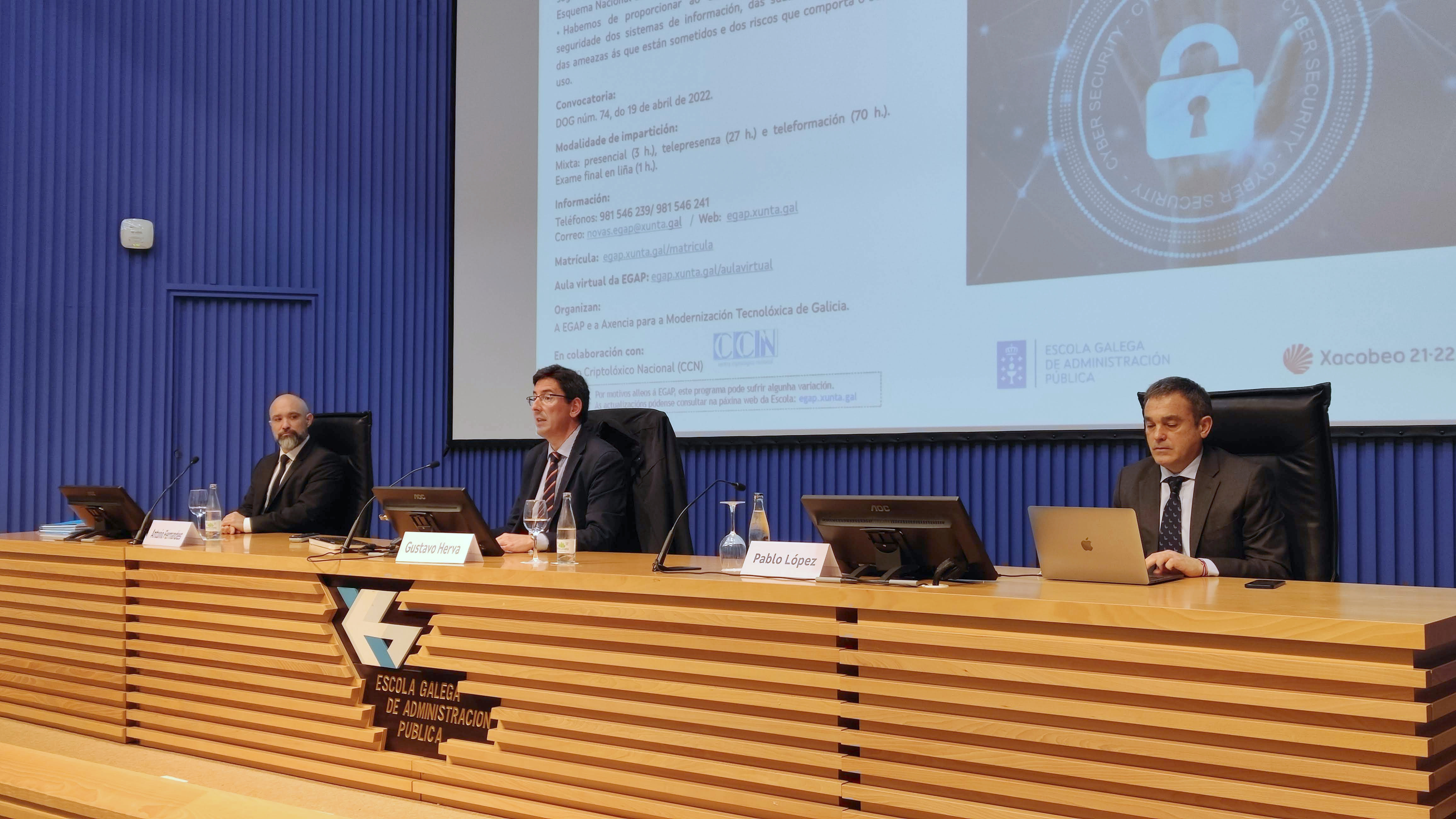 Presentación da segunda edición do Curso Superior de Ciberseguridade.